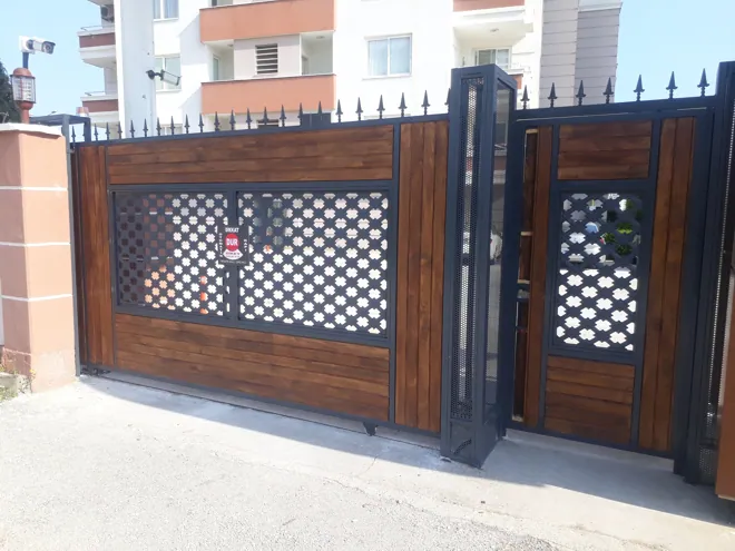 Mersin demir bahçe kapısı montaj ve kurulum uygulaması | Dikey Mühendislik